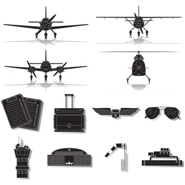 Havacılık Icons set