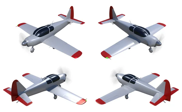 通用航空飞机呈现 — 图库照片