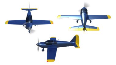 Genel Havacılık Uçak render