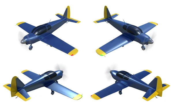 通用航空飞机呈现 — 图库照片