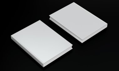 kitap mocup koyu arka plan üzerinde