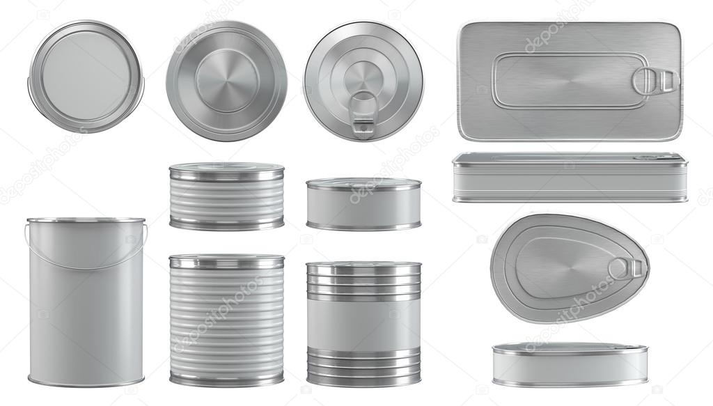 cans mockups set