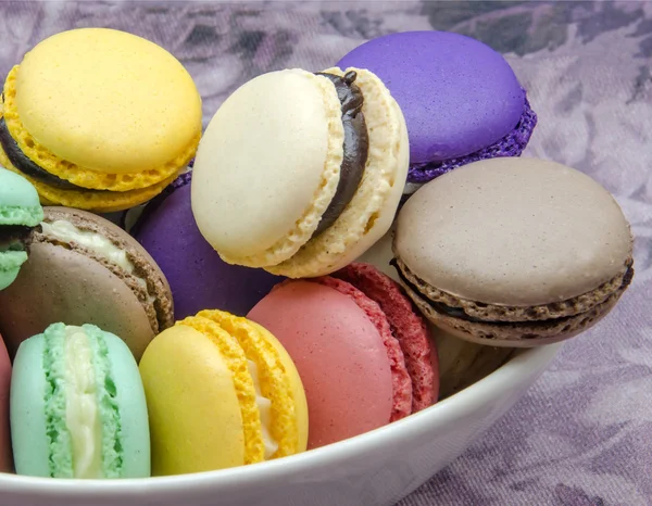 Traditionelle Pariser Macarons — Stockfoto
