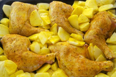 Tavuk budu ve patates