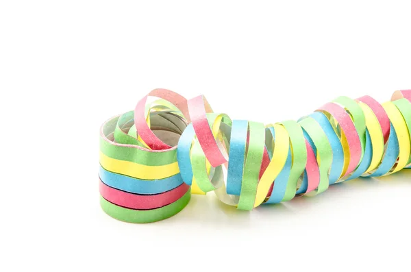 Serpentinas de papel de diferentes colores — Foto de Stock