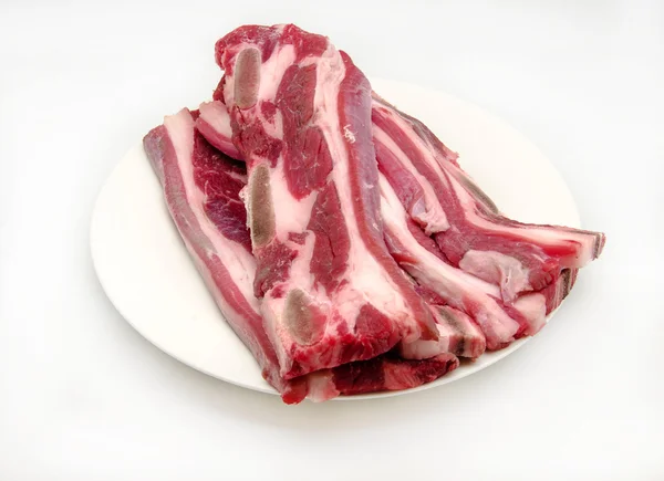 Verschillende verse kalfsvlees steaks — Stockfoto