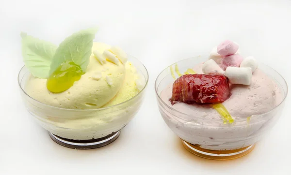 Mousse panna montata fredda — Foto Stock