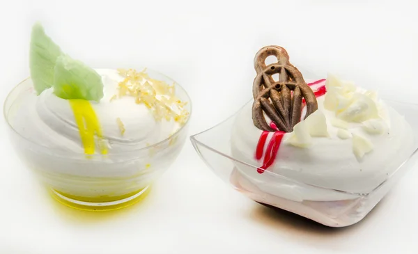 Mousse chantilly frio — Fotografia de Stock