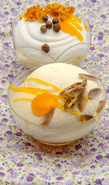 Mousse panna montata fredda — Foto Stock