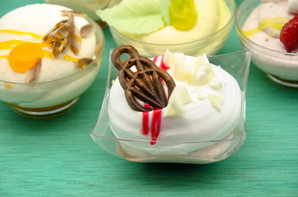 Mousse chantilly frio — Fotografia de Stock