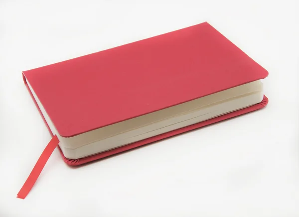 Caderno sobre fundo branco — Fotografia de Stock