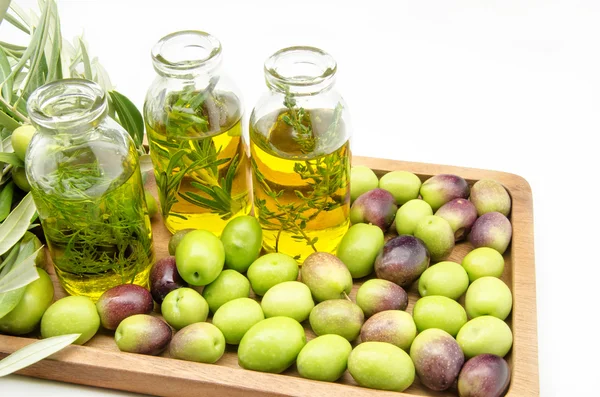 Olio extra vergine di oliva — Foto Stock