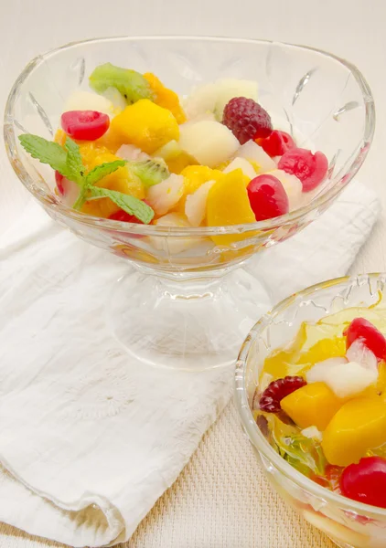 Gelatine fruitsalade — Stockfoto