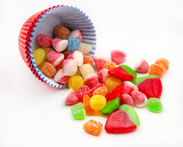 Assorted candy jelly