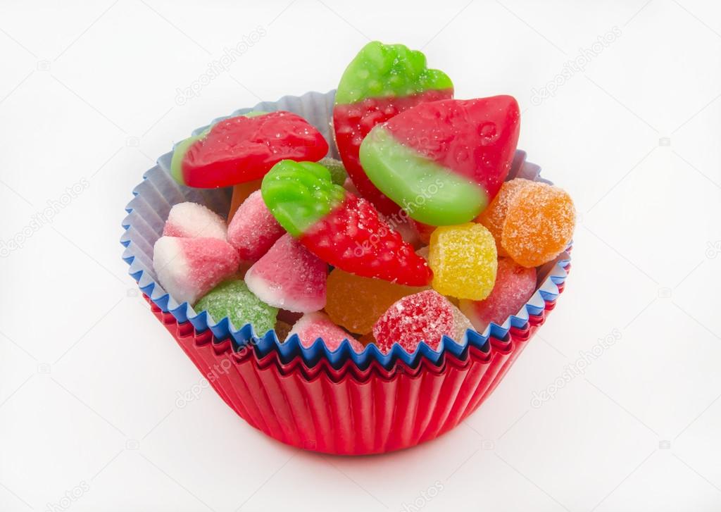 Assorted candy jelly