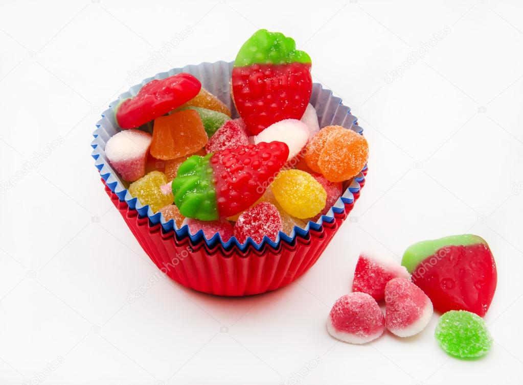 Assorted candy jelly