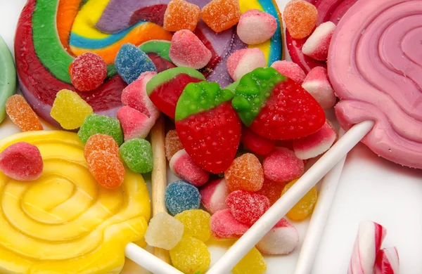 Several sweet lollipops — Stock Photo, Image