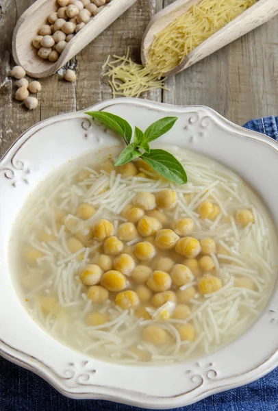 Sopa de grão de bico — Fotografia de Stock