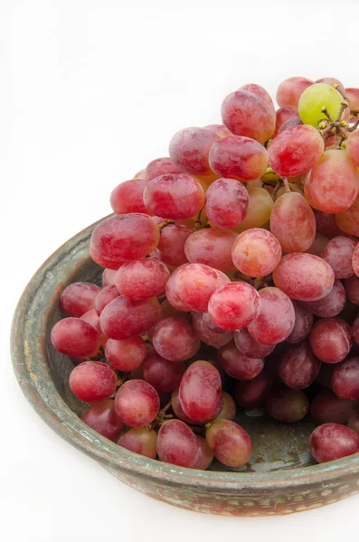 Um bando de uvas vermelhas — Fotografia de Stock