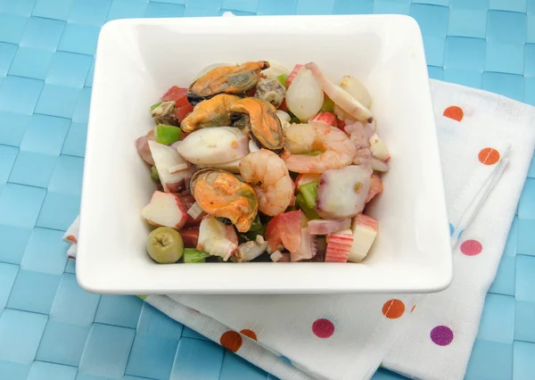 Salată de fructe de mare — Fotografie, imagine de stoc