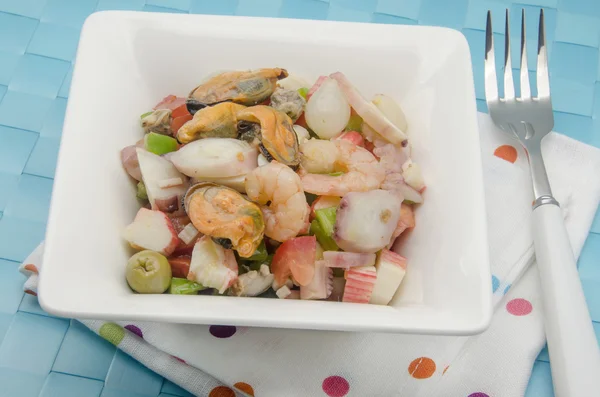 Salada de frutos do mar — Fotografia de Stock