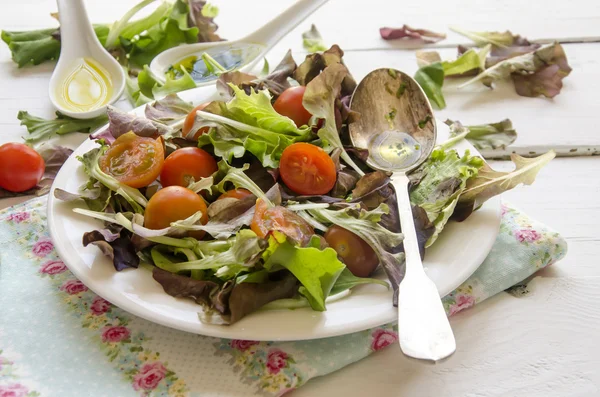 Verduras de salada vegetais — Fotografia de Stock