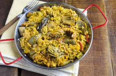 sebze paella