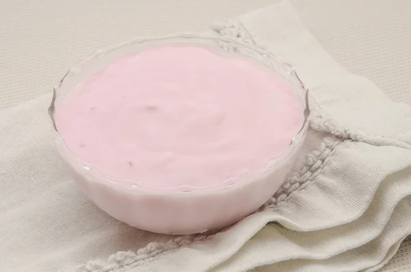 Jogurtový krém — Stock fotografie