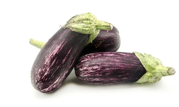 Various fresh eggplants — Stock Photo, Image