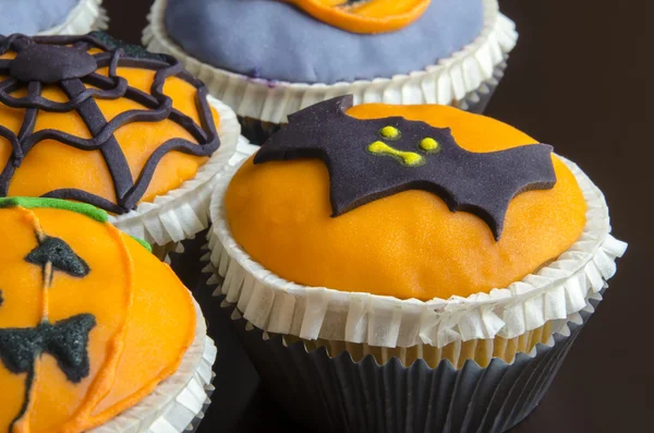 Halloween-Cupcakes — Stockfoto