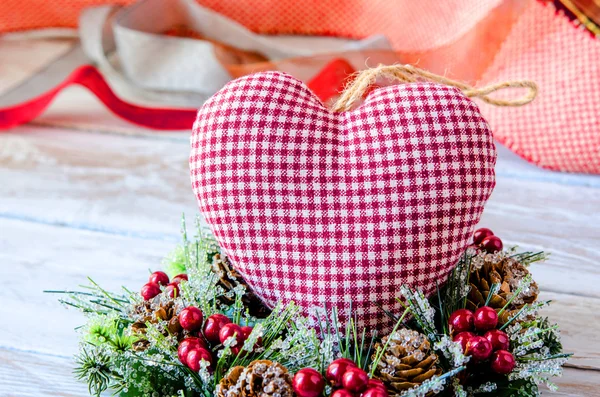 Coração decorativo San Valentin — Fotografia de Stock