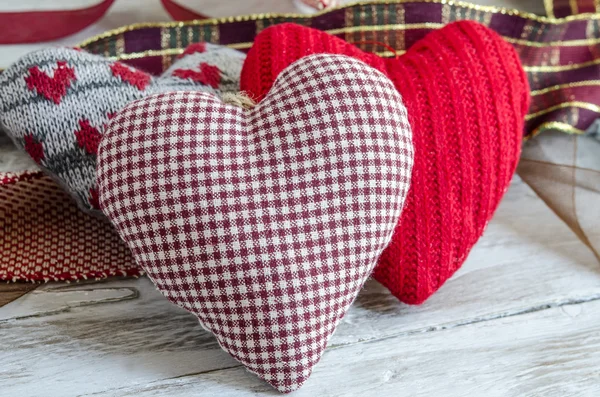 Декоративное сердце Сан-Валентин — стоковое фото