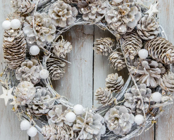 Decorato Natale in legno — Foto Stock