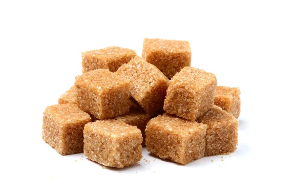 Cane sugar in the form of squares. — Stock Photo, Image