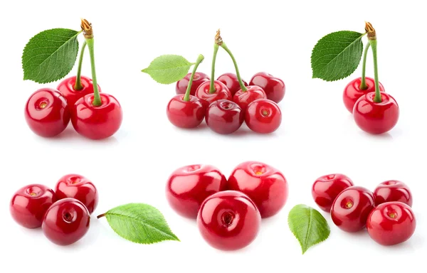 Collage cherry close-up. — Stock Photo, Image