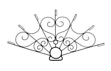 Fire fan a device for the fire show.