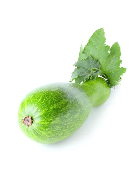 Verse courgette; courgette met blad. — Stockfoto