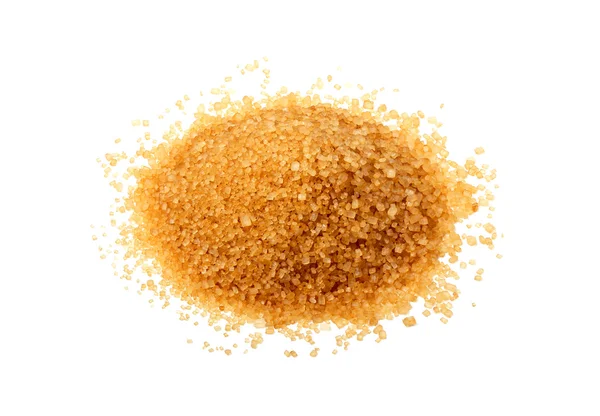 Brown sugar isolated. — Stock Photo, Image