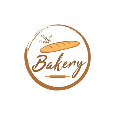 Fırın ve Tatlı Logosu, Fırın Logosu, Basit Fırın Logosu Şablonu