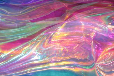 Pembe tonlarda parlak neon soyutlaması