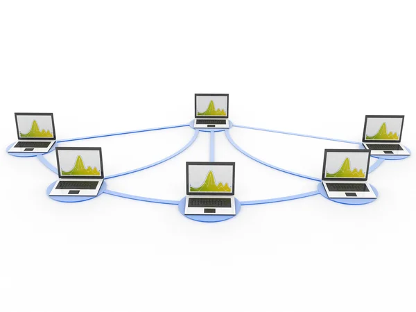 Computernetwerk — Stockfoto