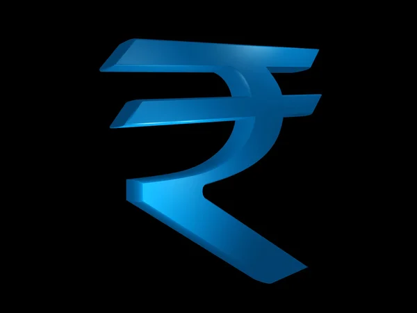 Indian rupee symbol — Stock Photo, Image