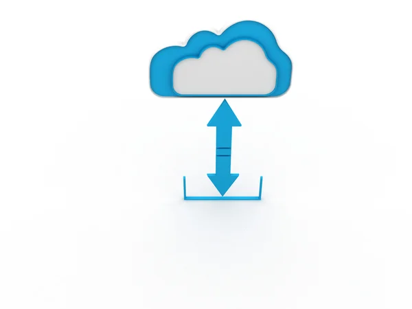 Cloud computing concept — Stock Photo, Image