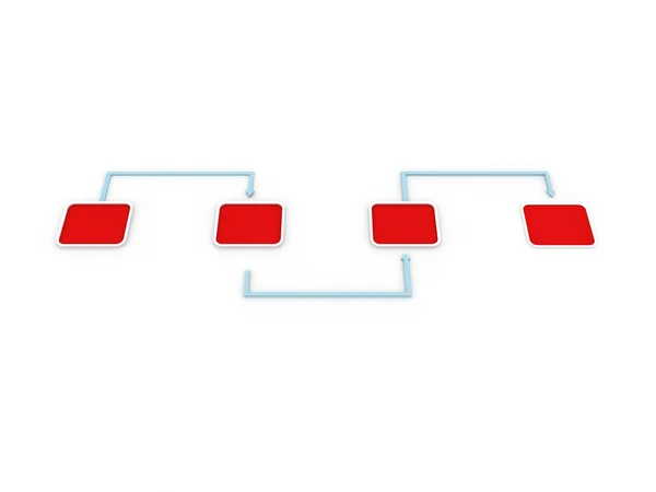 Flow Diagram — Stock Photo, Image