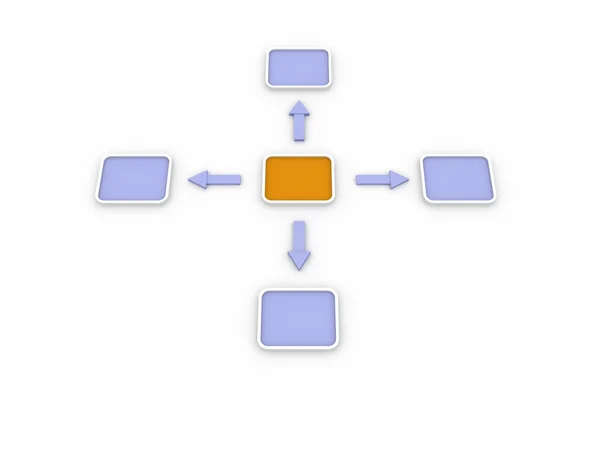 Adatfolyam-diagram — Stock Fotó
