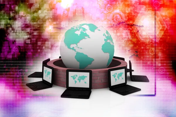 Computer Network — Stock Photo, Image