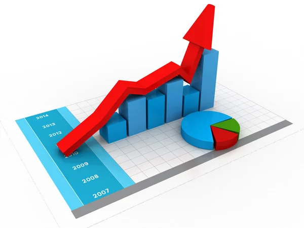 Business graph — Stock Photo, Image