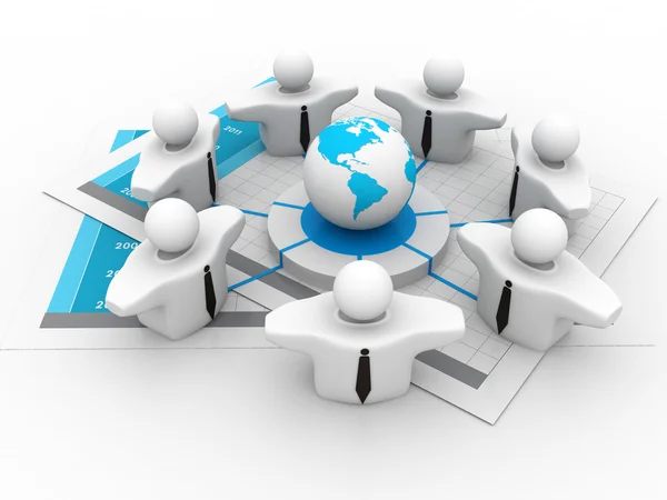 Global Business Network — Stock Photo, Image