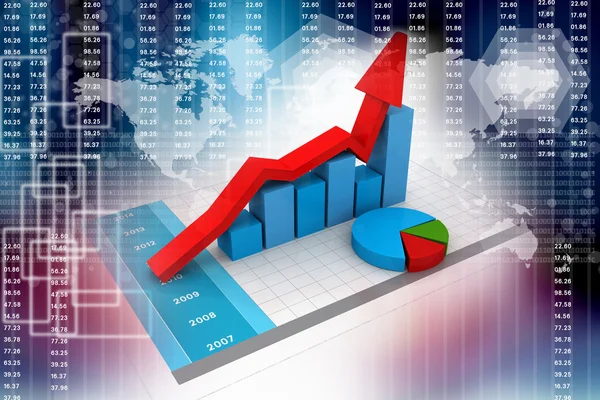 Business graph — Stock Photo, Image