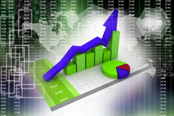 Business graph — Stock Photo, Image